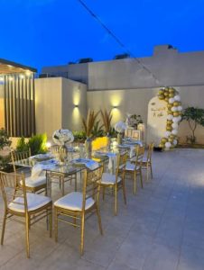 تاجير كراسي وطاولات